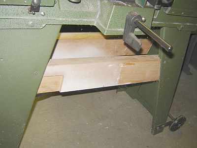 Bandsaw Legs, Stiffening