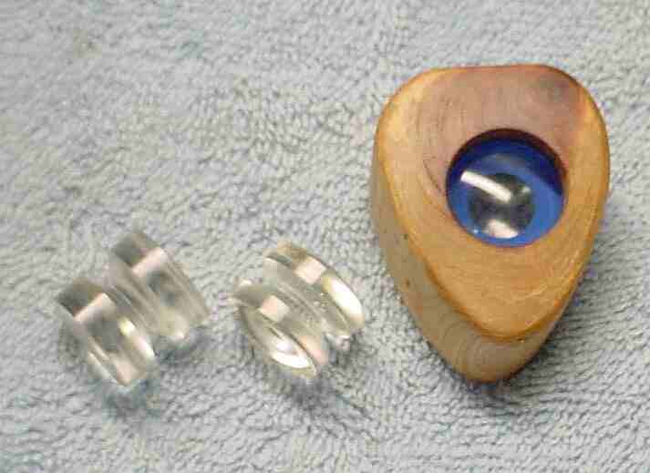 Coddington magnifiers under construction