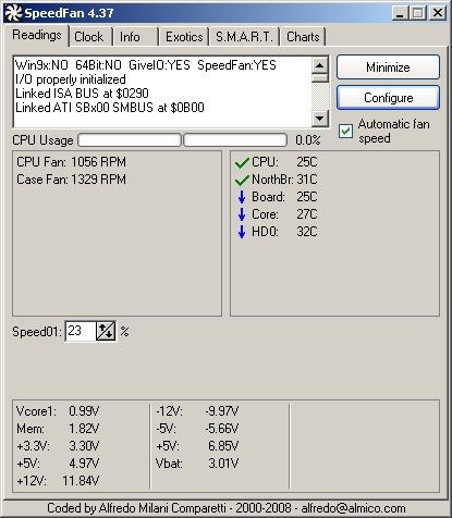 SpeedFan on Foxconn A7DA-S