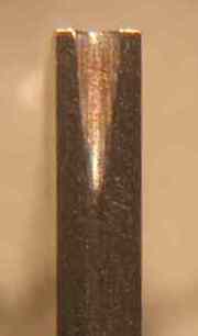 Parting Blade with groove