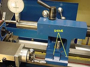 Tailstock Measurement and Shims